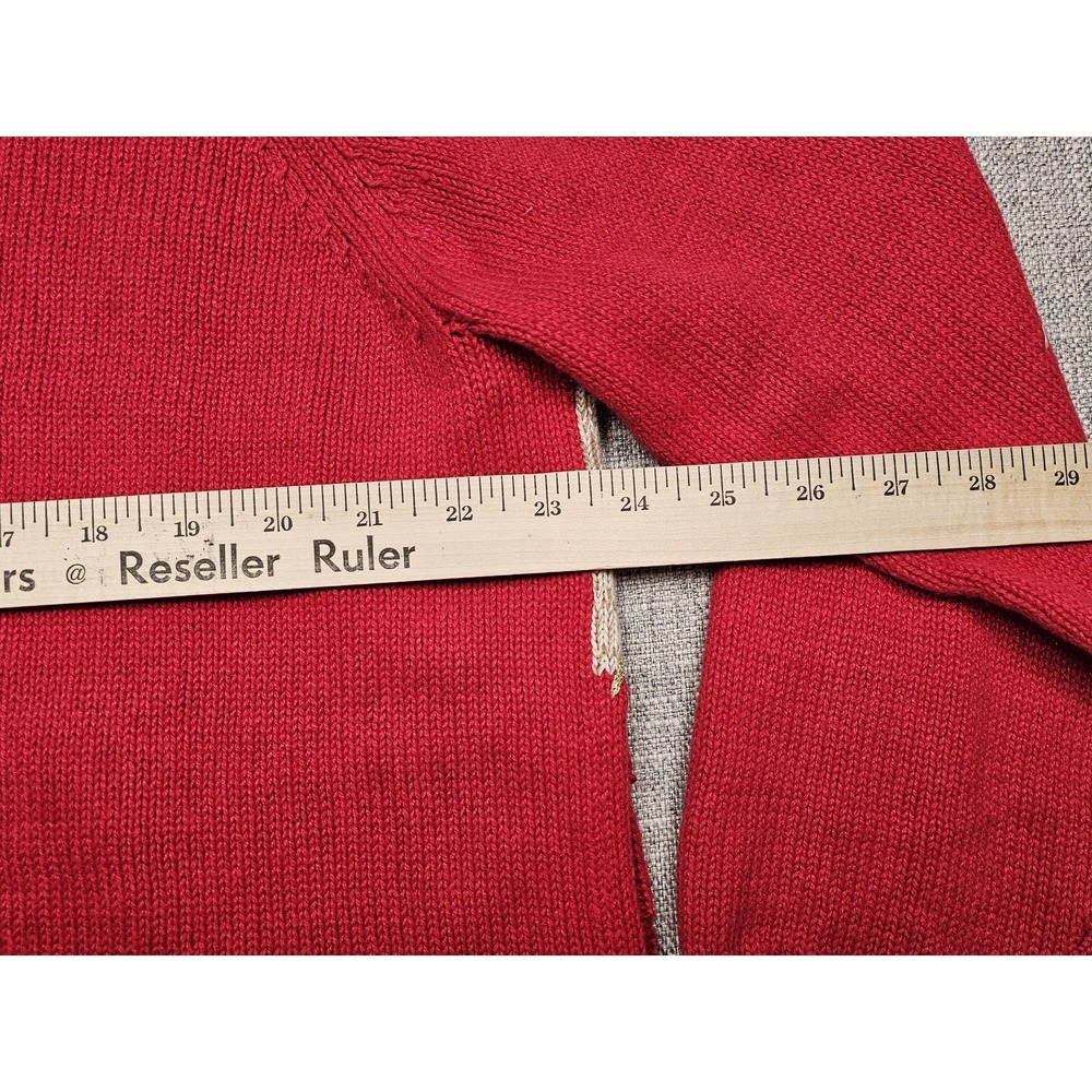 Heirloom Collectibles Sweater Womens 1X Zip Up Embroidered Holiday Christmas - Picture 7 of 9
